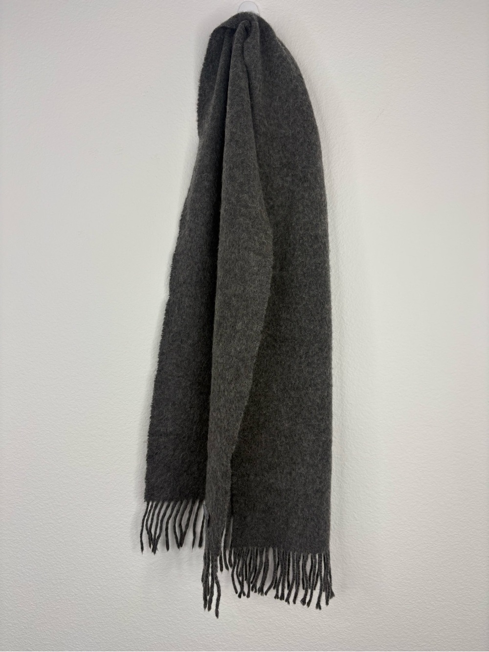Reserve Patrick James Heather Gray 100% Cashmere Scarf